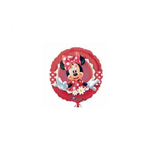 Fóliový balón Minnie Mouse červený, 45cm
