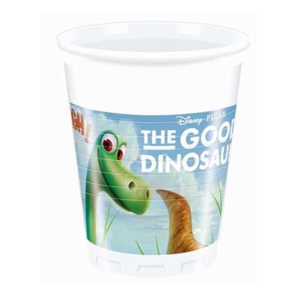Plastové poháre Dobrý dinosaurus, 8ks