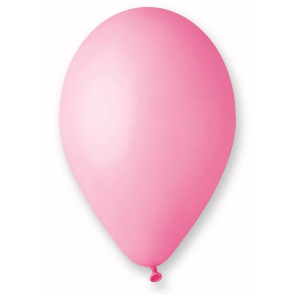 Balón pastelový ružový, 26cm, 1ks