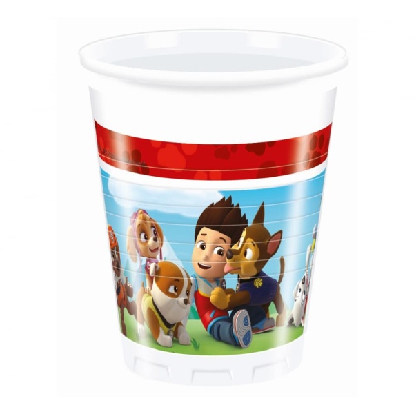 Plastové poháre Tlapková patrola - PAW patrol, 8ks