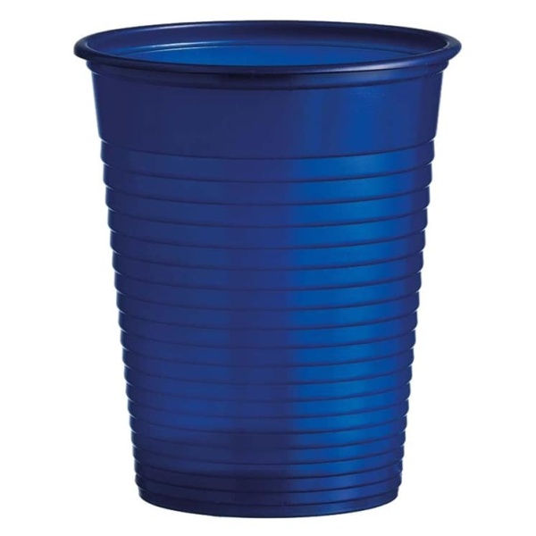 Plastový pohár modrý, 10ks