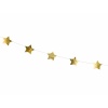 Girlanda zlaté lesklé hviezdičky, 360cm