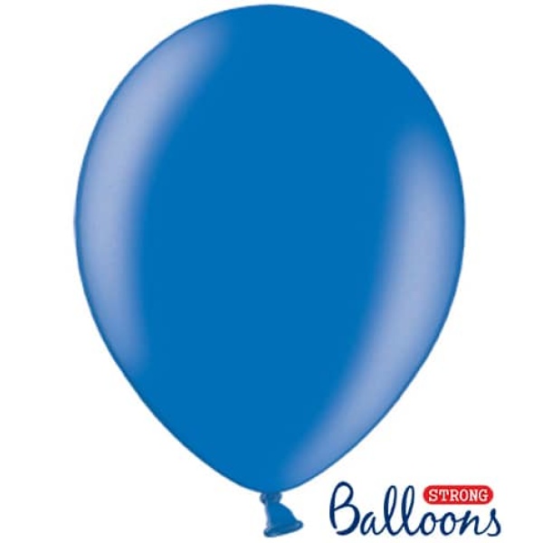Balón metalický tmavomodrý, 30cm, 1ks