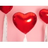 Fóliový balón červené srdce, 45cm