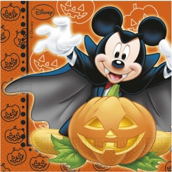 Servítky Mickey Halloween, 33x33cm, 20ks