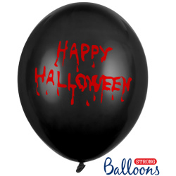 Balón s  nápisom Happy Halloween, 30cm, 1ks
