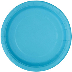 Papierové taniere modré, 23cm, 8ks
