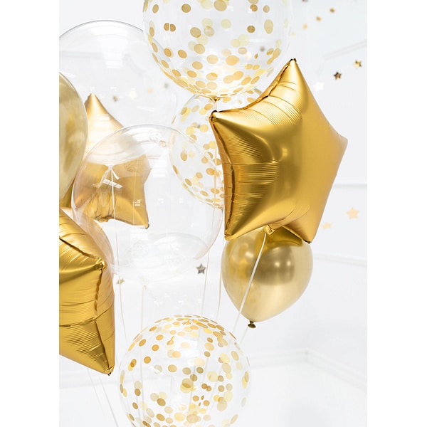 Balón so zlatými bodkami, 40cm - Image 2