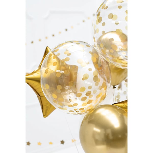 Balón so zlatými bodkami, 40cm - Image 3