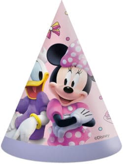 Papierové klobúčiky Minnie Junior, 6ks
