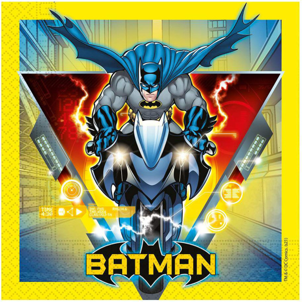 Servítky Batman Rogue Rage, 33x33cm, 20ks