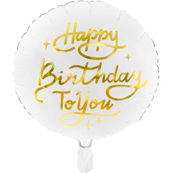 Fóliový balón Happy Birthday To You, 45cm