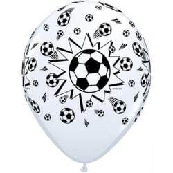 Balónový set futbal, 28cm, 6ks